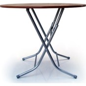 Resim Sepettenevar Teknor 90 Cm Yuvarlak Katlanır Masa - Yemek Masası 