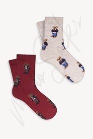 Resim Mono Socks Çocuk 4'lü Teddy Bear Çorap 