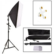 Resim Fototek 50 x 70 CM 4 Duylu Sürekli Işık Softbox + 2 M Işık Ayağı 
