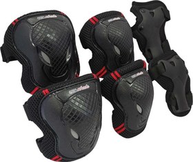 Resim Çocuk Scooter & Paten Koruma Seti – Kaliteli Dizlik ve Dirseklik Seti (S) Kırmızı FR37715 