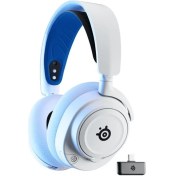 Resim Steelseries Arctis Nova 7p Kablosuz Beyaz Gaming Kulaklık 