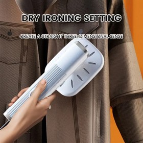 Resim Taşınabilir El Tipi Kıyafet Buhar Makinesi - USB ile Çalışan Mini Ütü, Seyahat İçin Kıyafetler için Ütü, Hızlı Ön Isıtma Özellikli Yükseltilmiş Taşınabilir Mini Buhar Makinesi, Ev, Ofis, Okul ve İş Seyahatleri için Uygun Kompakt Boyut - Pil Gerekmez, Mükemmel Hediye 