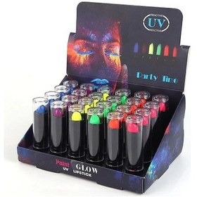 Resim Karanlıkta Parlayan Neon Ruj Seti 