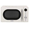 Resim Simfer SK-4605 20 L Retro Krem Mikrodalga Fırın 