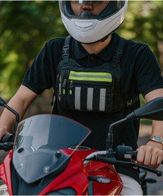 Resim Çanta Sepetim Reflektörlü Motosiklet Göğüs Çantası 