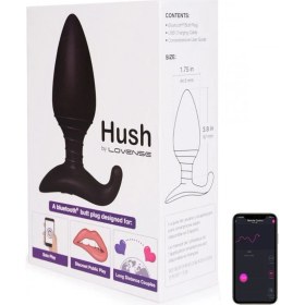 Resim Astarte Lovense Hush Wifi Ile Akıllı Telefon ve Tablet Kontrolü Sağlayan 44.5 mm Anal Plug 