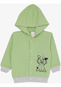 Resim Breeze Erkek Bebek Zıbınlı 3 Lü Takım Sevimli Dalmaçyalı Gözlüklü Köpekçik Nakışlı 4 Ay-1 Yaş, Yeşil Yeşil 