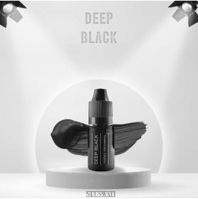 Resim Kalıcı Makyaj Pigmenti / Eyeliner / Deep Black Siyah 15 ml 