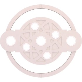 Resim Motifpiyer Tavan LED Spotlu Göbeği 11-Yuvarlak-Dış Çıtalı 