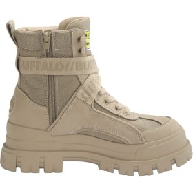 Resim Kadın Oxford ( Klasik) 1622065 Buffalo Aspha Com1 - Vegan Nubuck/nylon - Beige 