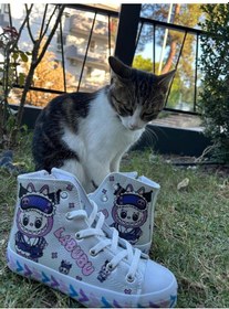 Resim Scarpe Magiche Vak.ko Labubu Kız Çocuk Ayakkabısı 31-35 Numara Arası Işıksızdır Gümüş 