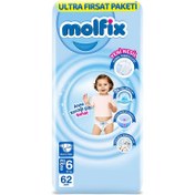 Resim Molfix Çocuk Bezi No:6 Ekstra Large 62 Adet 