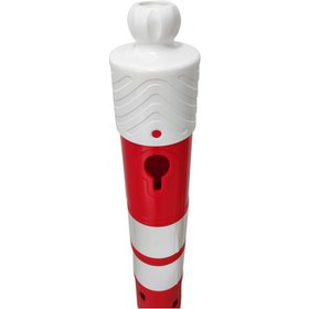 Resim İleri Trafik Dubalı Uyarı Dikmesi 110 x 1200 mm Çift Reflektifli 