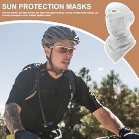 Resim Amesor Güneş Yüz Maskesi,Yazlık Güneş Koruyucu Yüz Kapağı - UPF 50 Soğutmalı Bandana Boyunluk Kadın Erkek Yaz Bisiklet Kamp Plaj Golf Motosiklet Kayak Balıkçılık Yürüyüş 