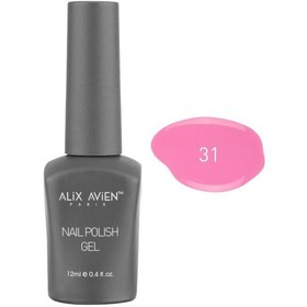 Resim Alix Avien Uv Kalıcı Şeker Pembe Jel Oje 31 Gel Polish 12 Ml 