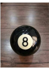 Resim Amerikan Siyah 8 Bilardo Topu 57.2 Mm 