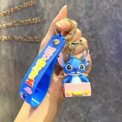 Resim Baijiafu2 Yeni Çizgi Film Animasyon Stitch Serisi Yumuşak Kauçuk Anahtarlık Bebek Çantası Kolye Anahtarlık Küçük Hediye (Yurt Dışından) 