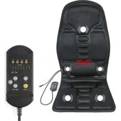 Resim Taşınabilir Isıtmalı Oto Koltuk Masaj Minderi – 8 Programlı Titreşimli Masaj Aleti 