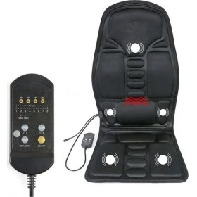 Resim Taşınabilir Isıtmalı Oto Koltuk Masaj Minderi – 8 Programlı Titreşimli Masaj Aleti 