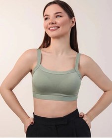 Resim A.x.a Askılı Temel Spor Sütyen Üst 293420593 Yeşil 