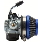 Resim Dream011 Mavi 49cc Atv Yüksek Performans 19mm Karbüratör Hava Filtresi 2 Zamanlı 47cc 49cc Mini Cep Motosikleti 