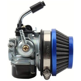 Resim Dream011 Mavi 49cc Atv Yüksek Performans 19mm Karbüratör Hava Filtresi 2 Zamanlı 47cc 49cc Mini Cep Motosikleti 
