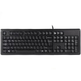 Resim Hızlı Stok A4 TECH KR-92 Q KLAVYE USB STANDART SİYAH 
