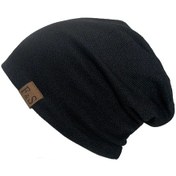 Resim Erkek & Kadın Hip-hop Tarzı Sıcak Örme Bere - Moda Ve Şık Siyah 