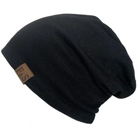 Resim Erkek & Kadın Hip-hop Tarzı Sıcak Örme Bere - Moda Ve Şık Siyah 