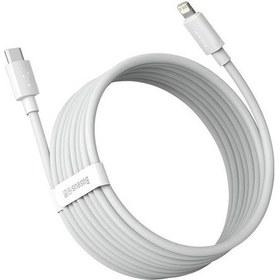 Resim Baseus Wisdom Type-C Lightning 20W Şarj Kablosu 2ADET Set 1.5metr 