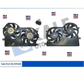 Resim Kale Fan Motoru + Davlumbaz 012622210 Albea 1.3 Jtd KNO-KALE-012622210 