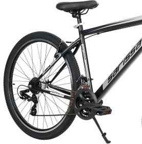 Resim SARİSSA BİSİKLET Sarissa Moon 27,5" Jant MTB Ön Amortisörlü Shimano 21 Vites V Fren Wake Gidon Dağ Bisiklet Siyah Gri 