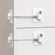 Resim 1 set güvenlik kilitleri, gelişmiş koruyucu ekipman kilitleri, çok fonksiyonlu dolap kapı kilitleri, pencere kilitleri, buzdolabı mandalları 