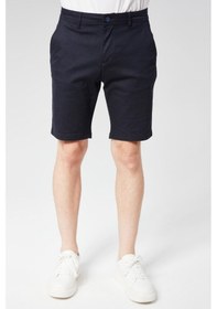 Resim Braccas Erkek Modal Karşımlı Chino Slim Fit Şort Lacivert Lacivert 