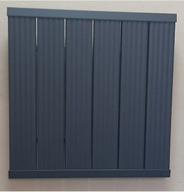 Resim Alüminyum Panel Radyatör Ekol 600x1500 Ral 7016 Antrasit Gri 