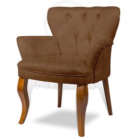 Resim Home Kollu Model Ahşap Ayaklı Tekli Berjer Bahçe Balkon Salon Çay Seti Koltuk Takımı 