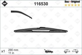 Resim SILECEK SUPURGESI ARKA 290mm MERCEDES W246 S204 . OPEL ASTRA G . PEUGEOT 407 508 5008 308 2008 SWF 