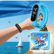 Resim Gaojunshop01 Beyaz Elektronik Spor Bileklik, Unisex Dokunmatik Ekranlı Saat Hediye Diğer 