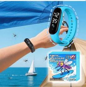 Resim Gaojunshop01 Beyaz Elektronik Spor Bileklik, Unisex Dokunmatik Ekranlı Saat Hediye Diğer 