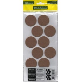 Resim Hamadex Yapışkanlı Yuvarlak Keçe 40 mm – 12 Adet – 4 Renk Seçeneği – Mobilya Zemin Koruyucu Keçe 