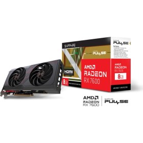 Resim Sapphıre Amd Radeon RX 7600 Pulse 8GB 128Bit 2755 MHz GDDR6 PCI-Express 4.0 Ekran Kartı 11324-01-20G 
