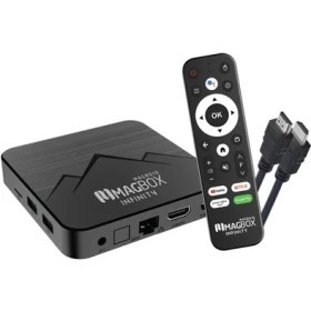 Resim Zemheri Magbox Magroid Infinty 64 Gb Hdd 4 Gb Ram Bluetooth 5g Wifi Ses Komut Kumandalı Android Tv Box 