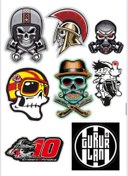 Resim sticker Motosiklet Kask Laptop Telefon Çıkartma Eğlenceli Yapıştırma 