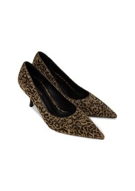 Resim Deery Kadın Altın Renk Leopar Desenli Stiletto - V4016zaltm01 Altın 