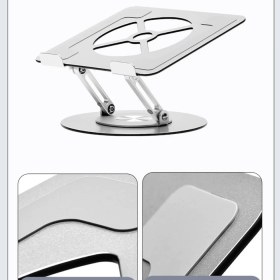 Resim Storemax Taşınabilir Katlanabilir Folding Alüminyum Notebook Stand Alüminyum Ayarlanabilir Açı ve Katlanabilir Portatif Rahat Kullanım 11 Inç 17 Inç Dizüstü Bilgisayar ve Laptop Stant | S13 