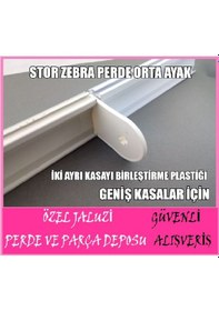 Resim Stor Ve Zebra Perde Orta Ayak-Stor Perde Kasa Birleştirme Ayak 