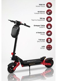 Resim Pirantech D2pro Elektrikli Scooter 1000w-2000w Güç - Kırmızı 