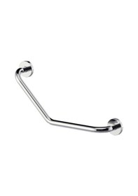 Resim Yaşlı Hasta Engelli Paslanmaz Açılı Tutma Tutunma Barı 3.2 Cm Çap Gri 