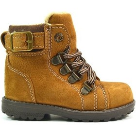 Resim Onlo Ayakkabı R.247 Hakiki Deri Tarçın Ortopedik Erkek Bebek Bot Tarçın 