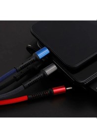 Resim Yta Grup Işıklı Anahtarlık Model 3 İn 1 Usb Çıkışlı Mikro,type-c Ve Apple iPhone Uyumlu Şarj Kablosu 